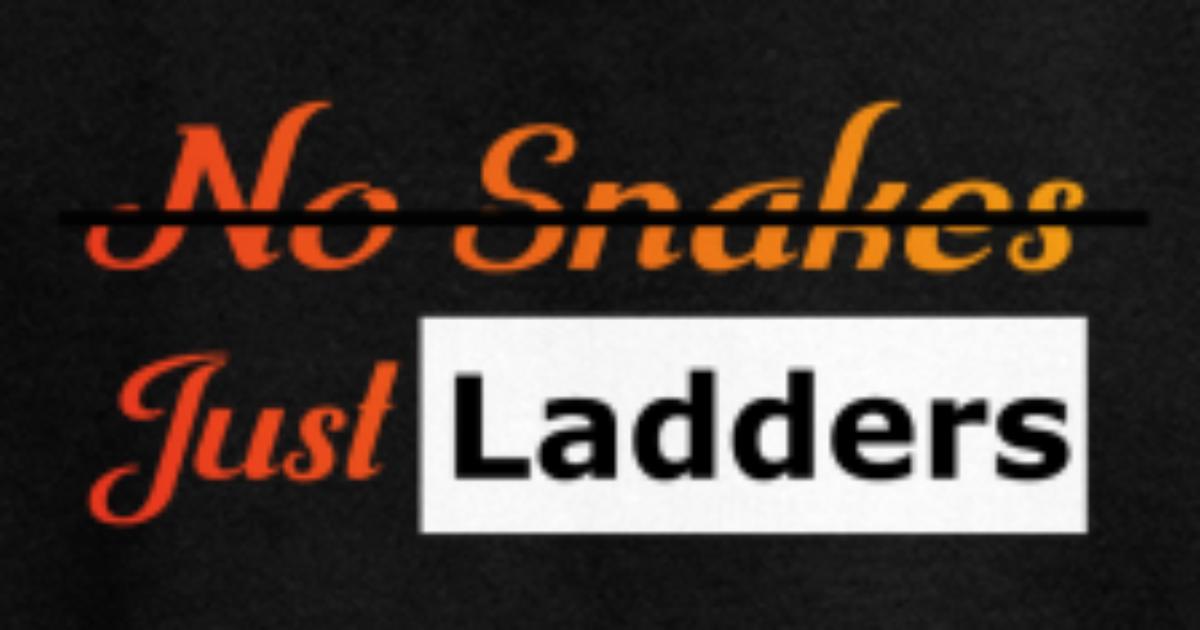 No Snakes Just Ladders Men s Zip Hoodie Spreadshirt